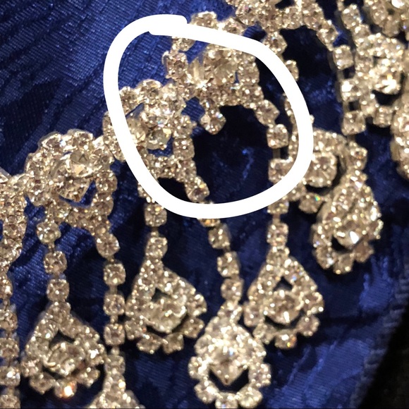 Vintage Statement Crystal Necklace *SEE DESCRIPTION* - Picture 5 of 6